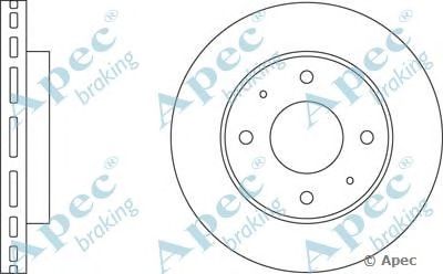 APEC BRAKING dsk506 -  Тормозной диск